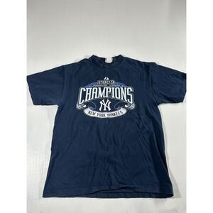 Vintage 2009 New York Yankees American League Champions T-Shirt World Series